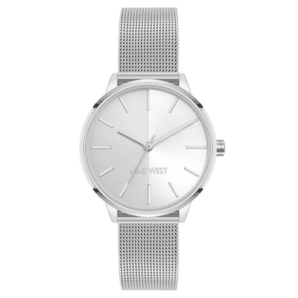 Nine West Model Round Watch Model# NW-3177SVSV - Picture 1 of 3